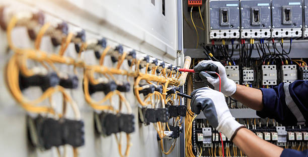 Professional Electrician technician working in Central Square, NY